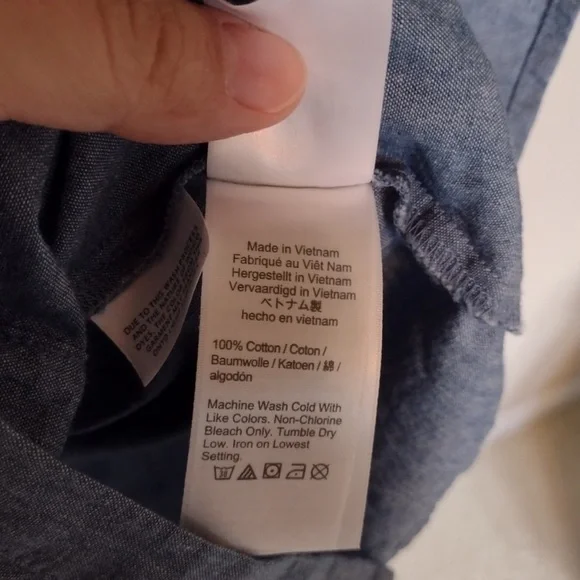 JCrew chambray mini dress - Picture 3 of 4